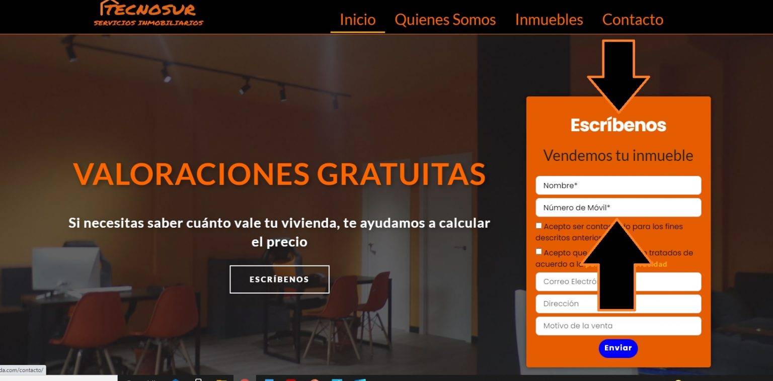 formulario web