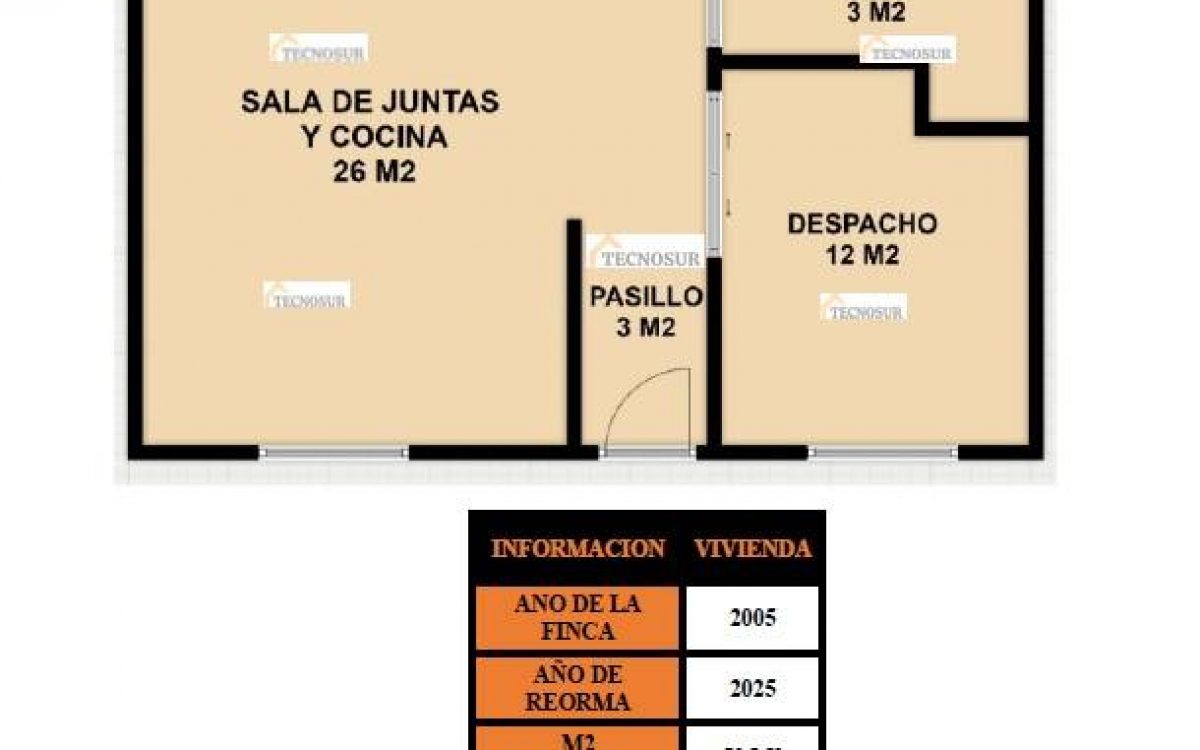 PLANO Y MEDIDAS CALLE TROYA -LOCAL